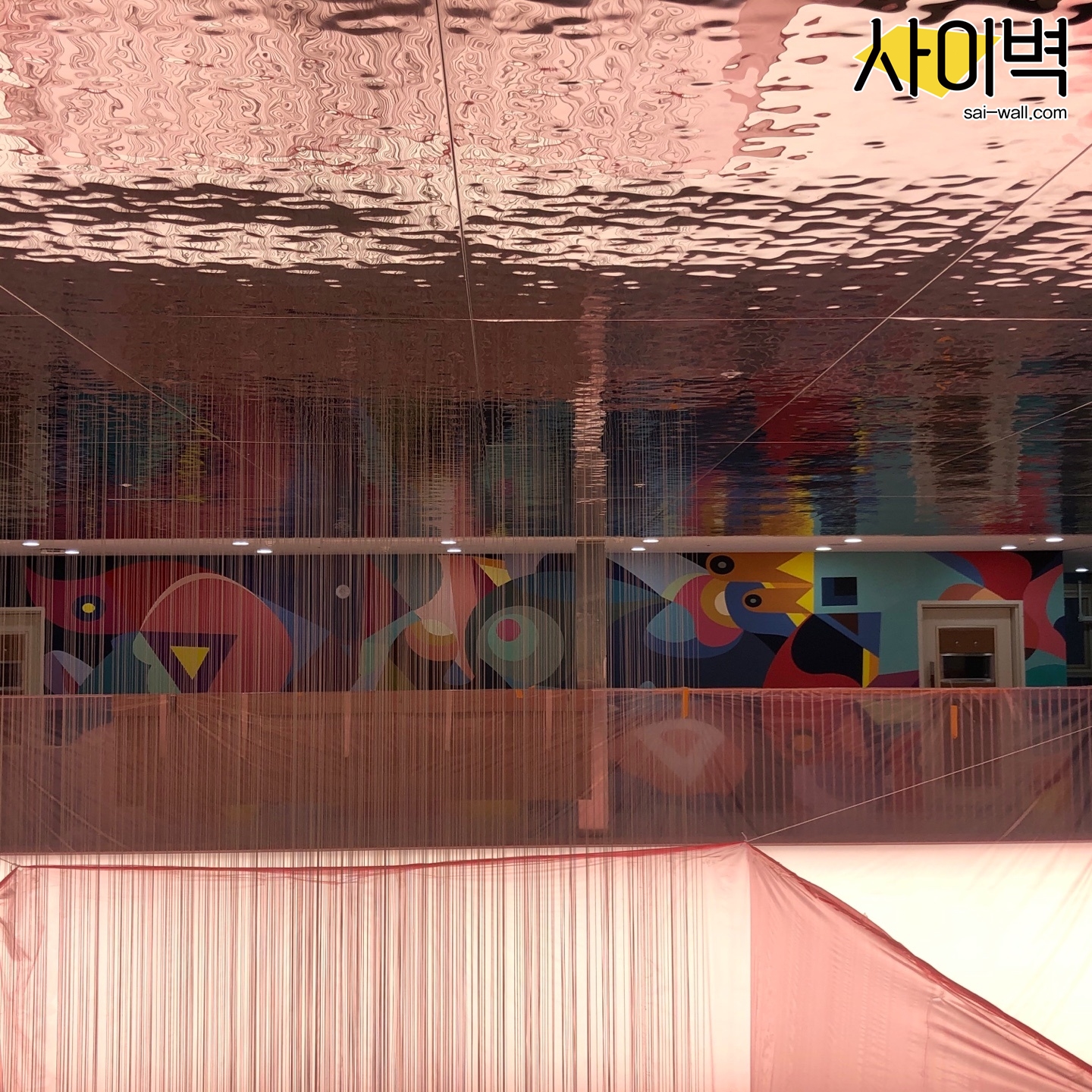 야탑수련관 3층 벽화 시공 사진 5